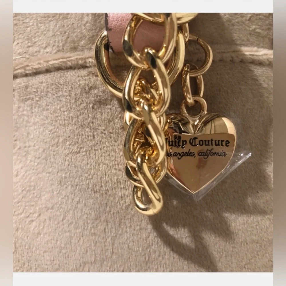 Y2K Juicy Couture Heritage Bowler Velour Bag Pink Gold Hardware NWT Top Handle